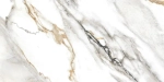 Керамогранит Alma Ceramica GFA114ARS04R Arabesco 114x57 серый / белый сахарный под мрамор