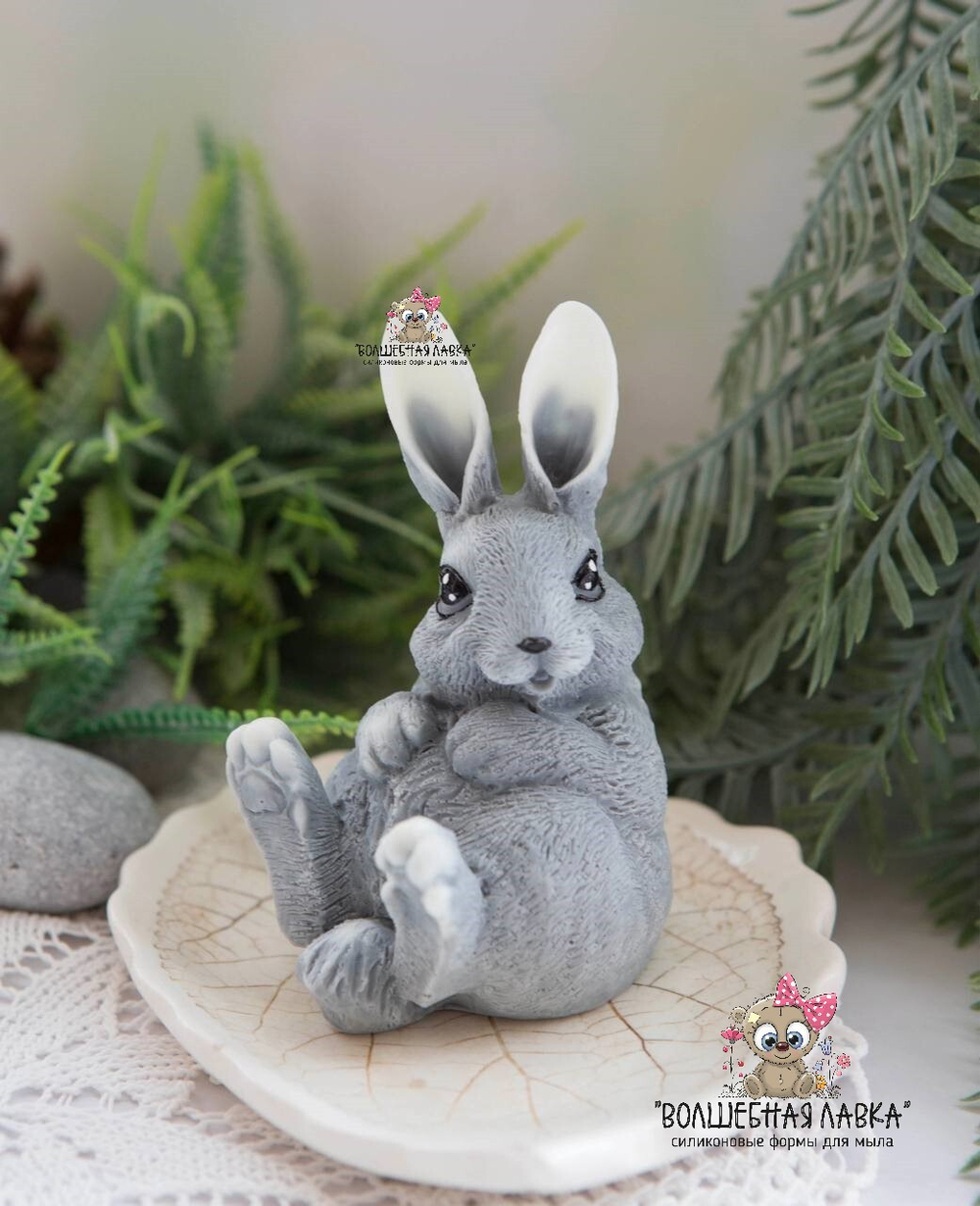 Силиконовая форма Заяц большой