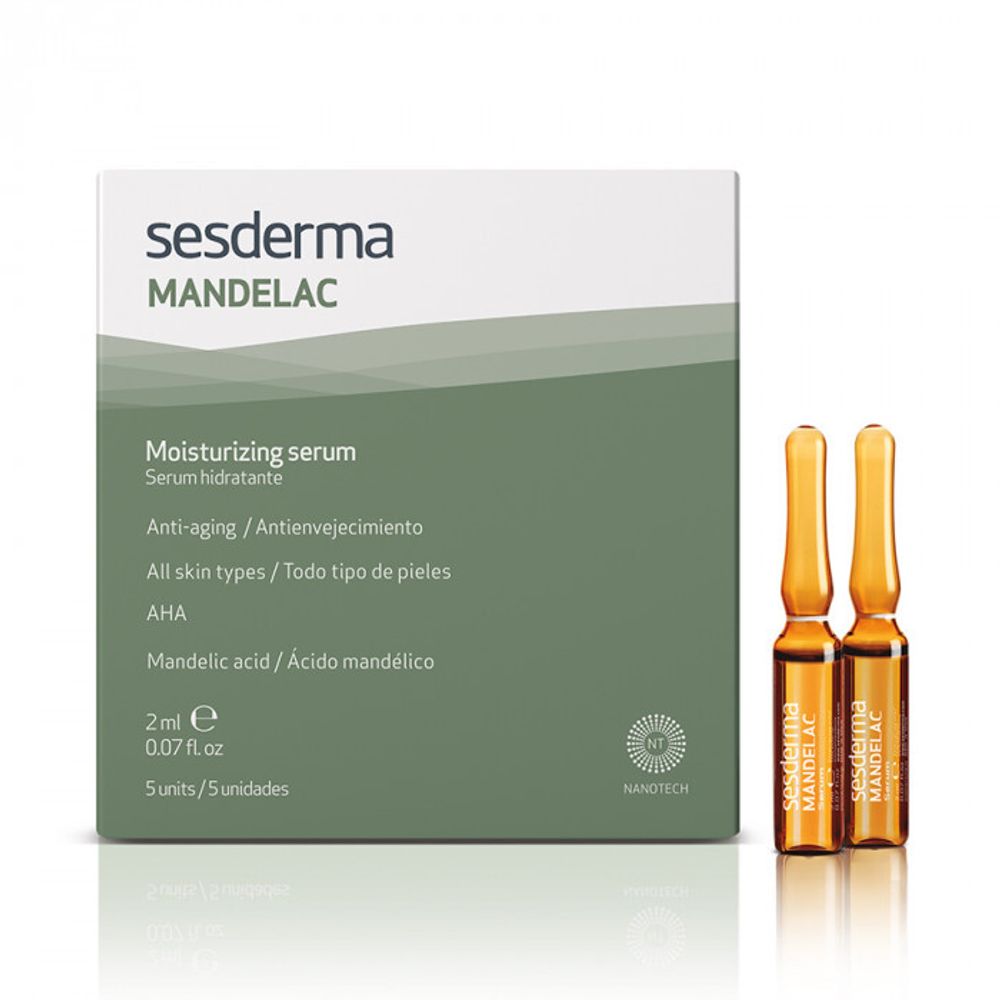 MANDELAC Moisturizing serum – Сыворотка увлажняющая, 5 шт. по 2 мл