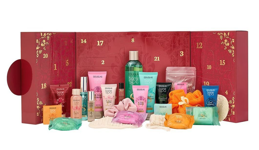 Адвент-календарь 2025 Home Spa, эксклюзивные бьюти-сюрпризы для лица и тела, косметика для всех типов кожи