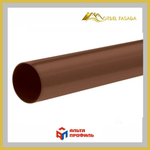 Труба водосточная Альта-Профиль Элит ПВХ Коричневая 3м