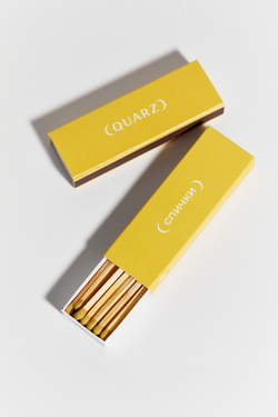 Спички QUARZ желтые