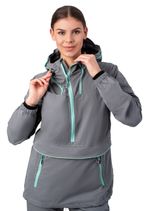 Костюм женский «Элит Барьер NEW» (смесовая, светло-серый, мята) Орион