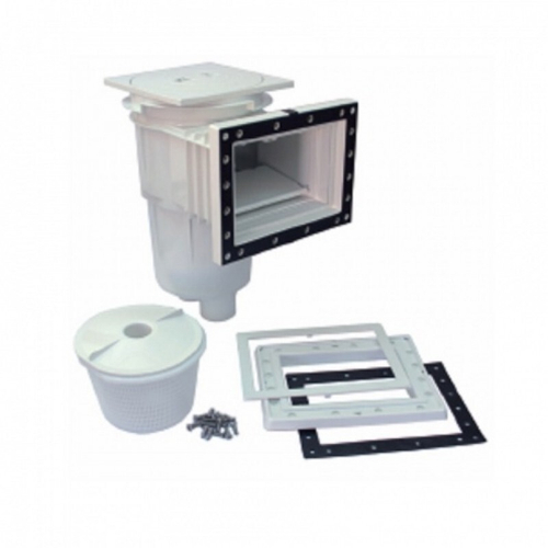 Скиммер из ABS-пластика, 17,5 л. со станд.раструбом, для сборн.бас., подкл.внутр.1½", пленка