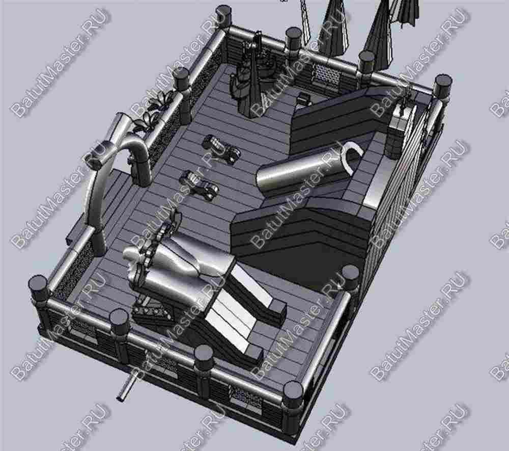 Коммерческий надувной батут "Нюргун Боотур"