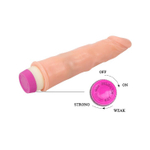 Вибратор Realistic Cock Vibe телесного цвета - 21 см.