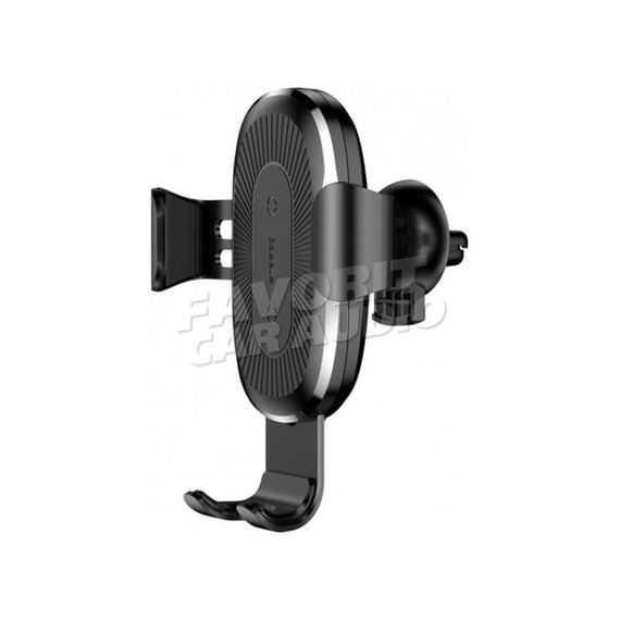 Держатель Baseus WXYL-01 бесп. зарядка чёрный