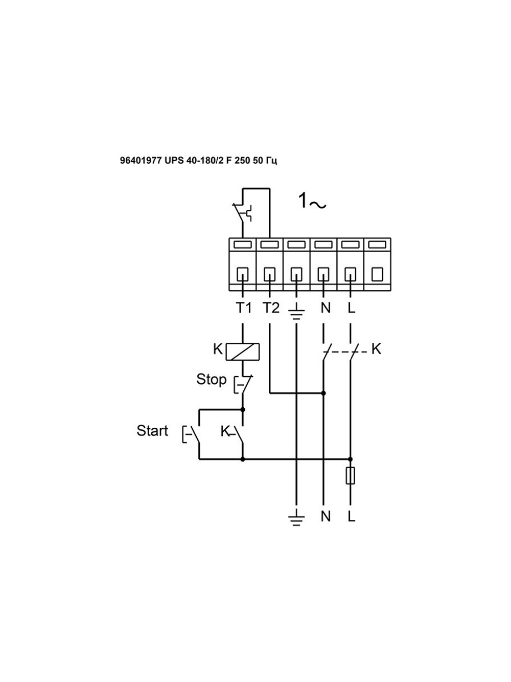 Насос циркуляционный Grundfos UPS 40-180 F (1х220)