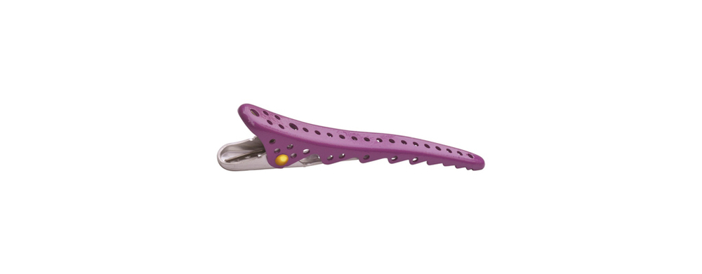 Зажимы Y.S.Park  Shark Clip YS-11*08 (8 шт.) фиолетовые