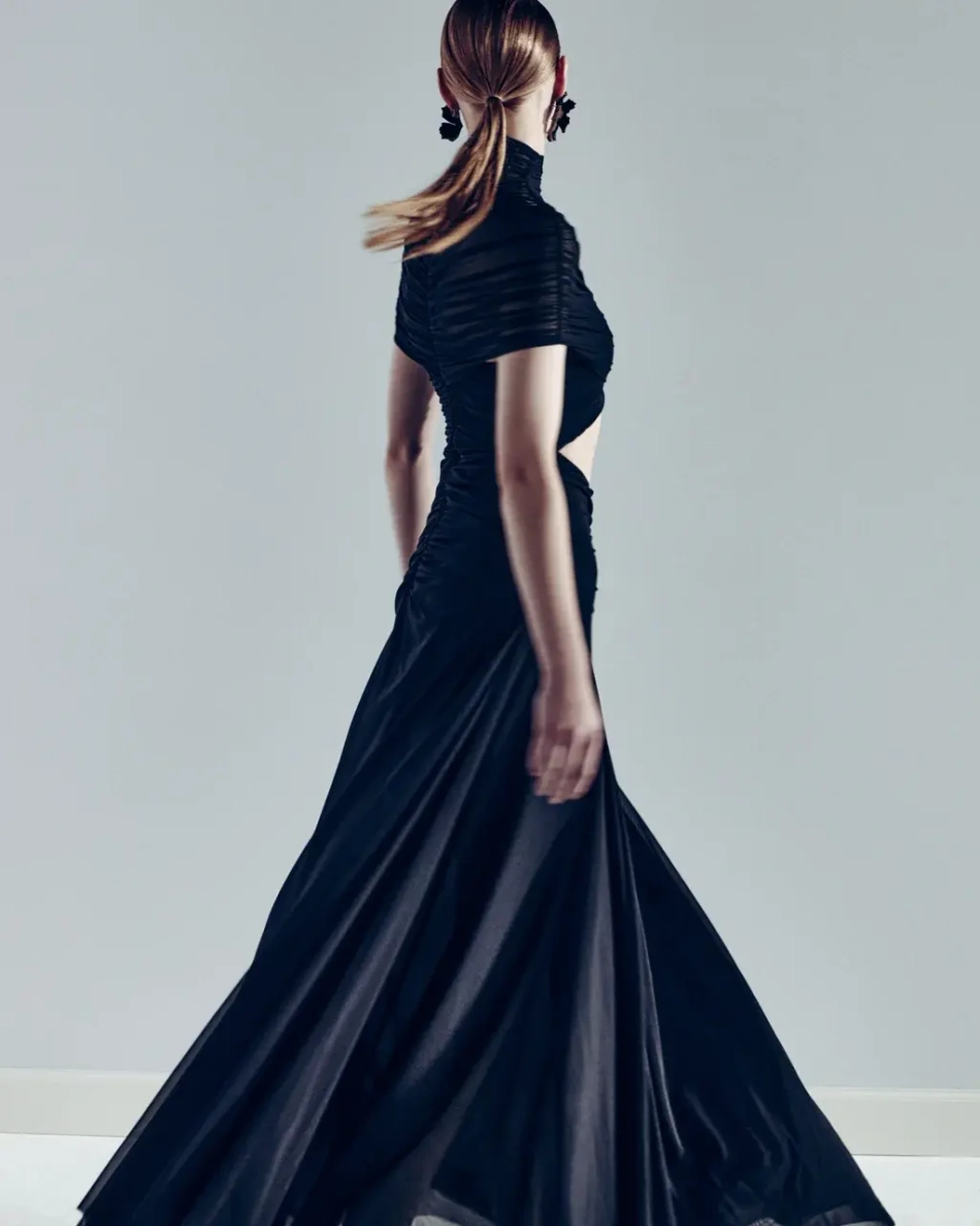 Платье из сетки