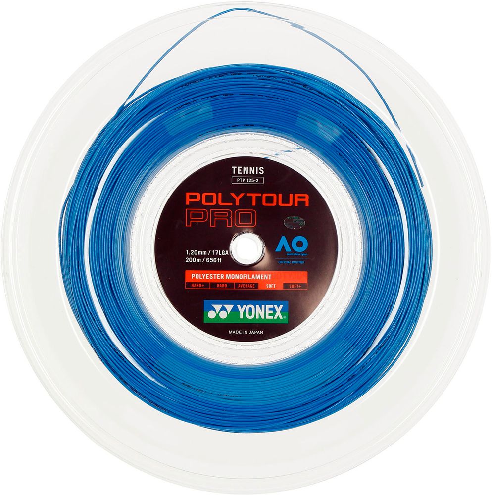 Теннисные струны Yonex Poly Tour Pro (200 m) - небесный