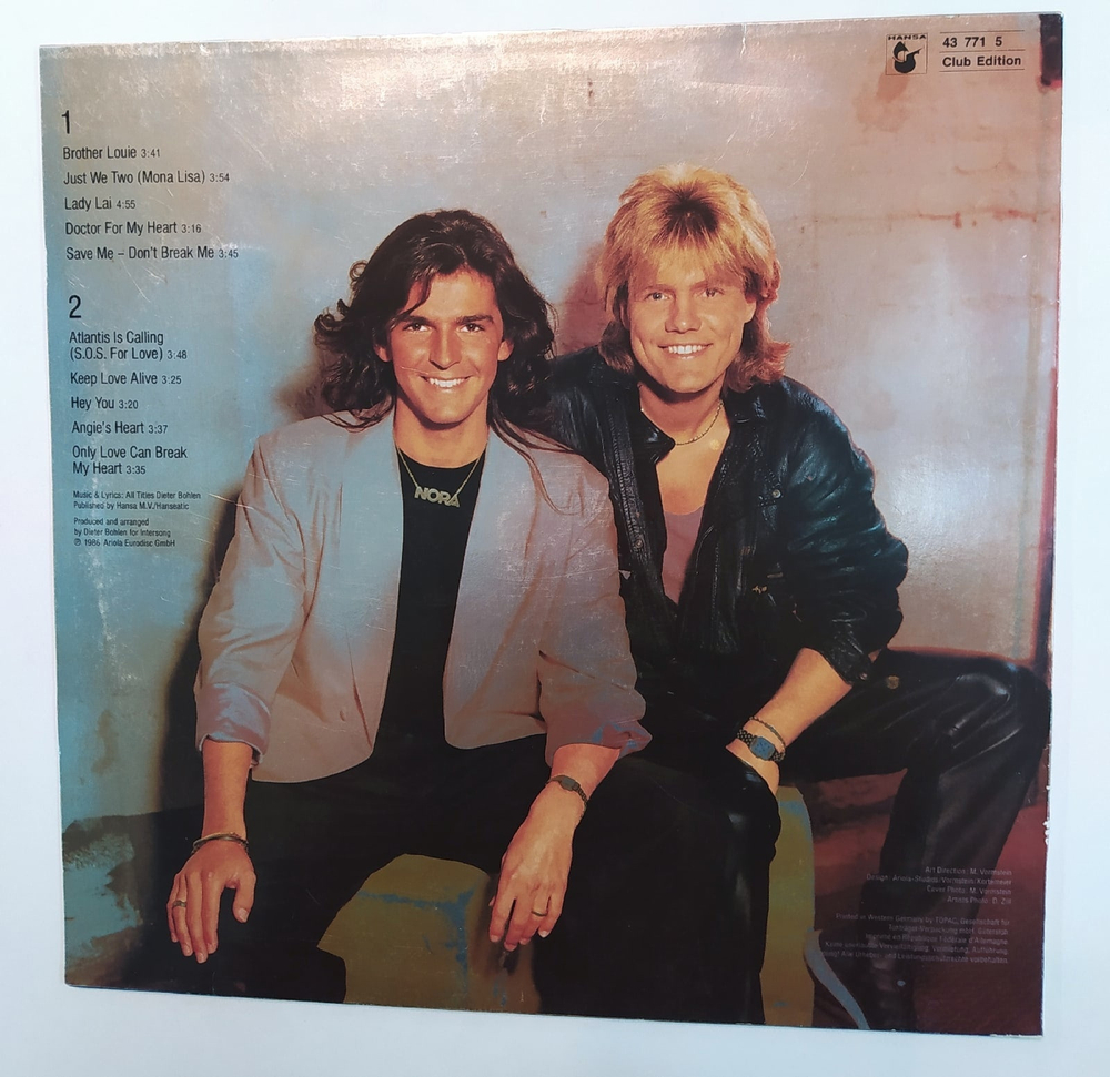 Modern Talking Ready For Romance The 3rd Album 1986