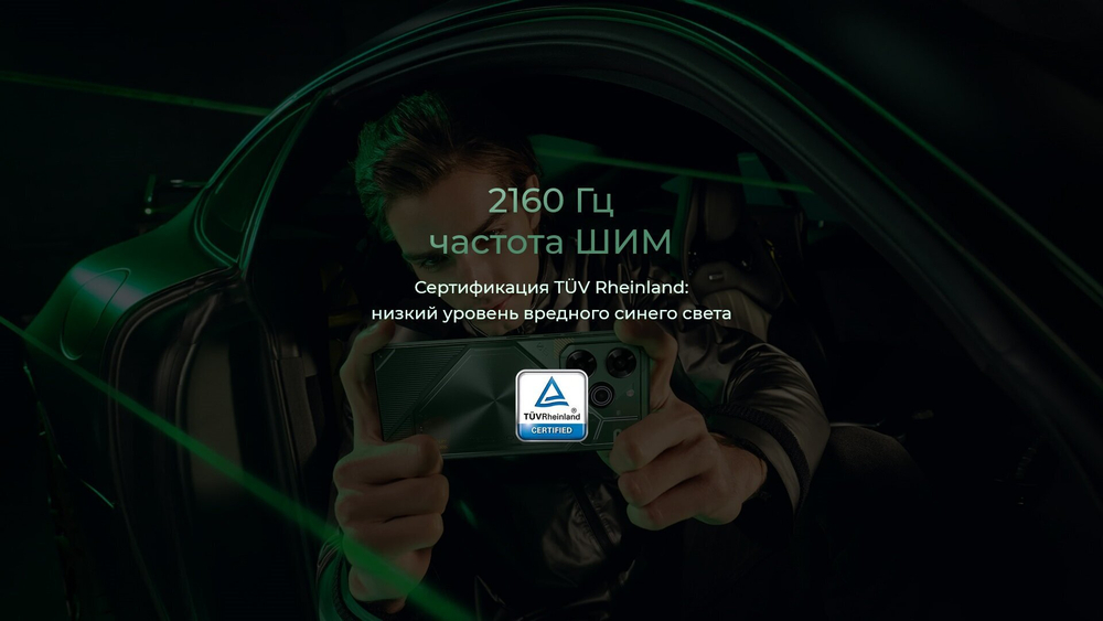 Смартфон TECNO POVA 6 Pro, 5G, 12GB RAM, 256GB ROM, AMOLED, камера 108MP, NFC, Серый