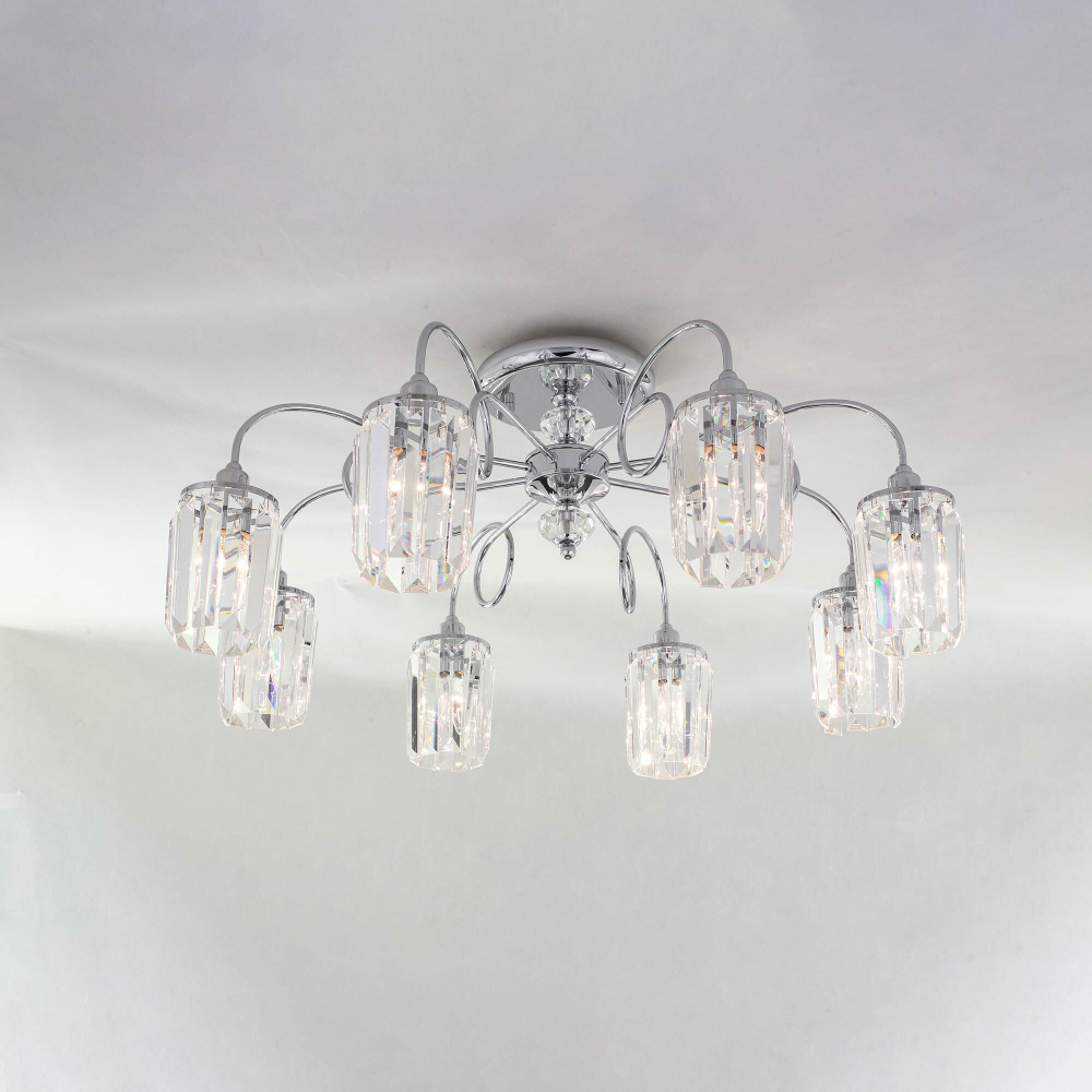 Citilux Синди CL330181 Люстра хрустальная Хром