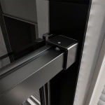 Душевая дверь Veconi Premium Trento PTD40-B-120-01-C4 прозрачная/профиль черный матовый