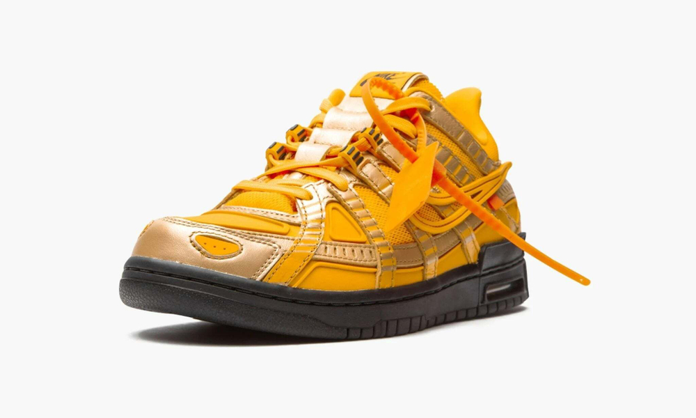 Nike Air Rubber Dunk "Off-White- University Gold"