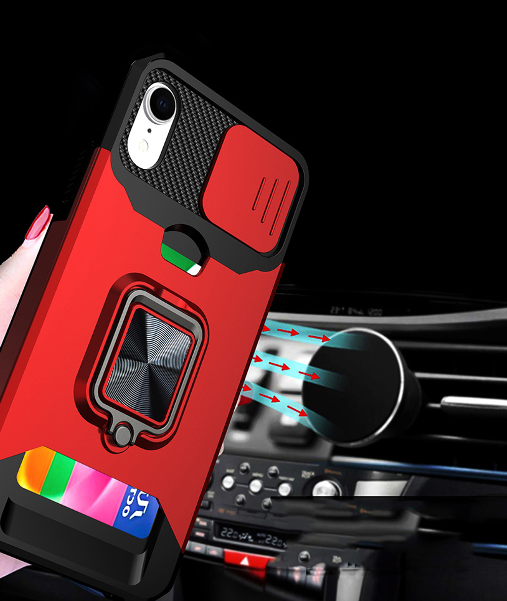 Противоударный чехол Сard Reader Case для iPhone XR