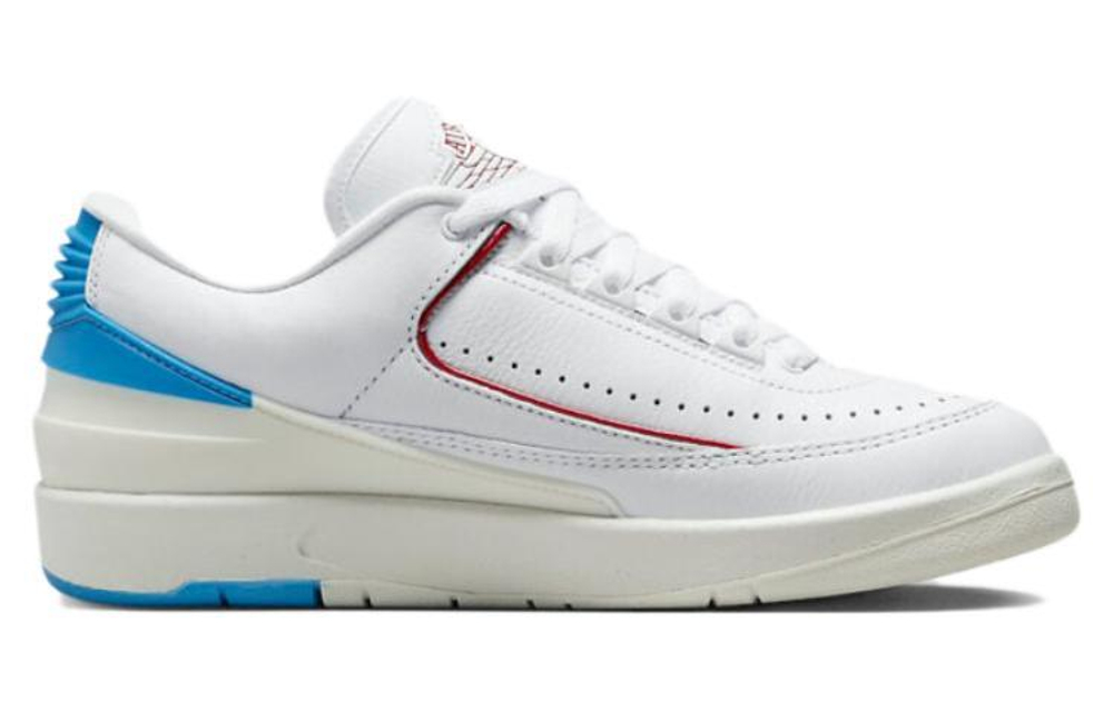 Кроссовки Jordan Air Jordan 2 Low "Gym Red And Dark Powder Blue" (Женская размерная сетка)