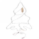 Фигура светодиодная, дюралайт, 47*40 см,»Елка», Зеленый