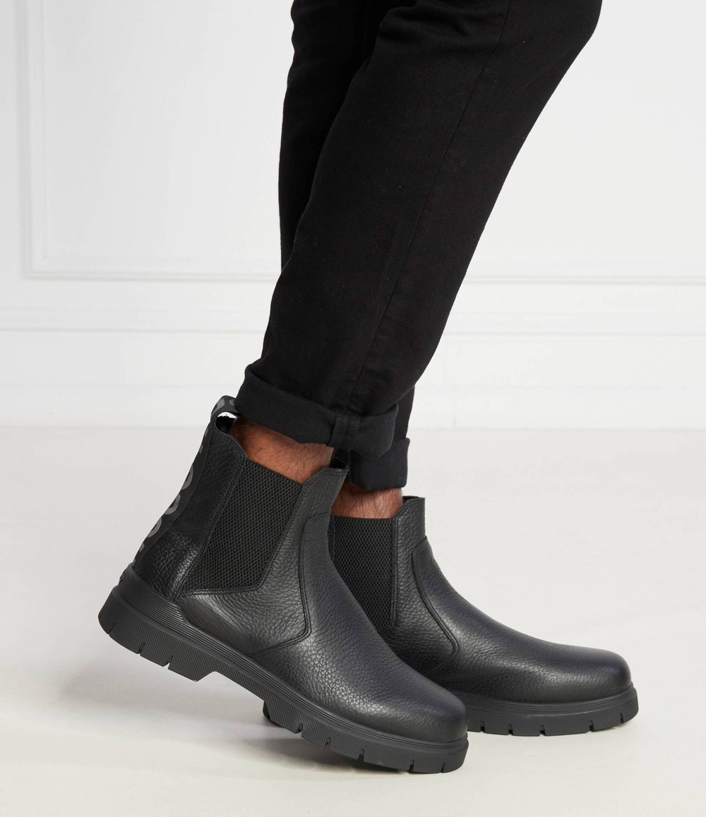 Кожаные челси ryan HUGO - черный(50503869)