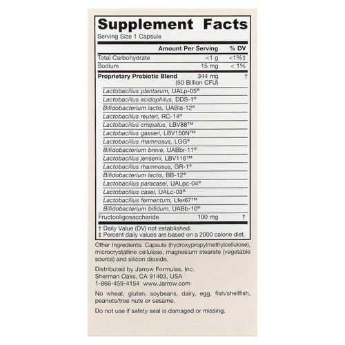 Jarrow Formulas, Fem-Dophilus® Ultra, 30 растительных капсул