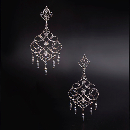 Серьги Ажур