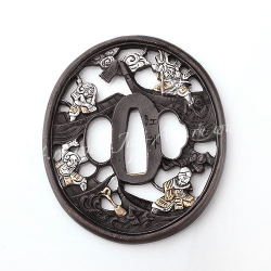 Цуба Самураи в разных боевых позициях