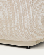 Уличный 3-х местный диван Tamaris из алюминия цвета экрю, 217 см