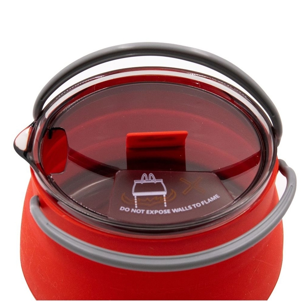 Tramp Чайник складной силиконовый 1 л, TRC-125, оливковый