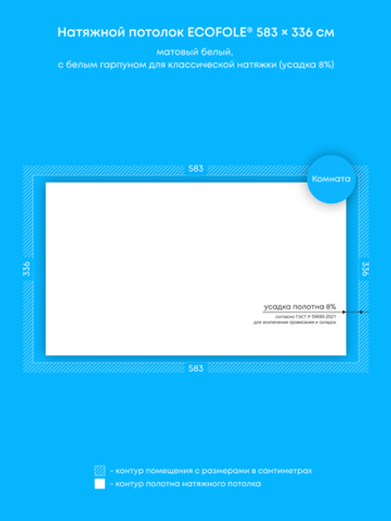 Натяжные потолки: 19.6 м2, 3.1 м2, 12.8 м2
