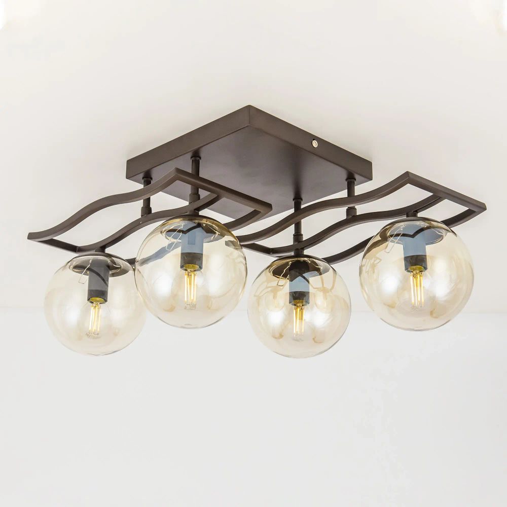 Citilux Бриз CL106245 Люстра потолочная Венге