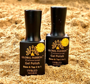 Global fashion  топ и база 2 в1 15 мл