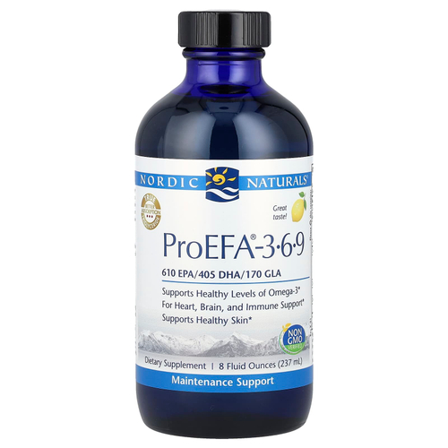 Nordic Naturals, ProEFA - 3-6-9, лимон, 237 мл (8 жидк. унций)