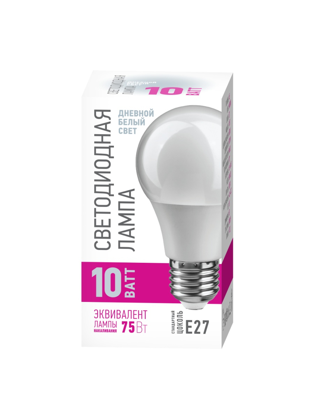 Лампа светодиодная 90 117 OLL-A55-10-230-6.5K-E27-PROMO 10Вт грушевидная 6500К E27 220-240В ОНЛАЙТ 90117