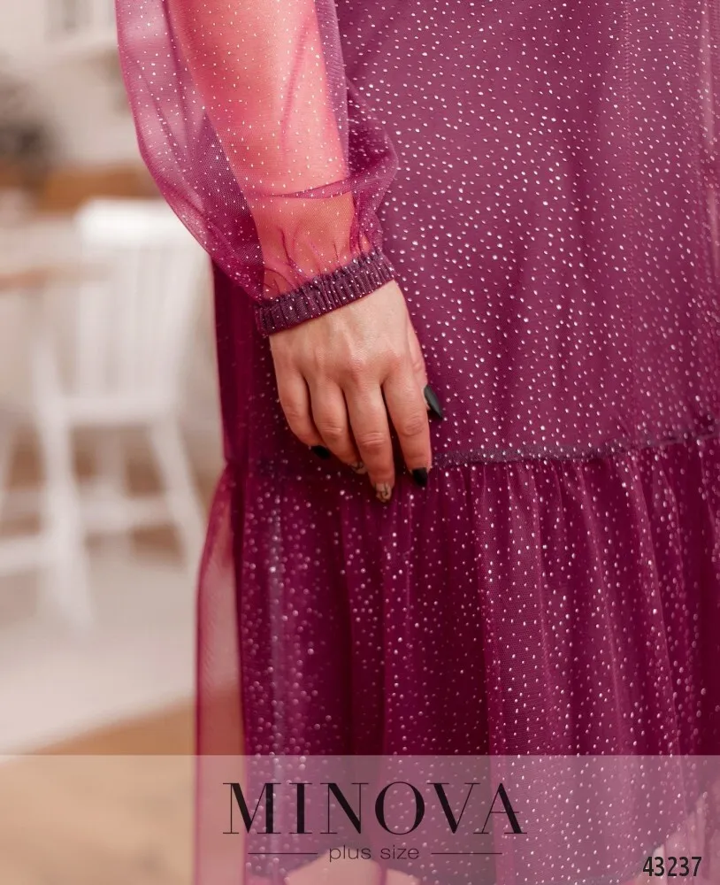 Платье 2101Б-фуксия Minova