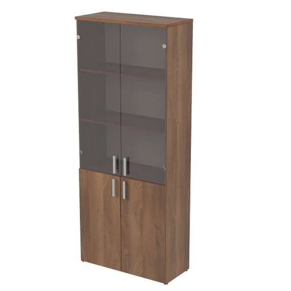 2Ш.005.3 Шкаф для документов высокий со стеклом (790*370*1960)