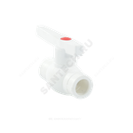 Кран шаровой PP-R белый Дн 50 внутренняя пайка OPTIMA VALFEX VALF 10145050
