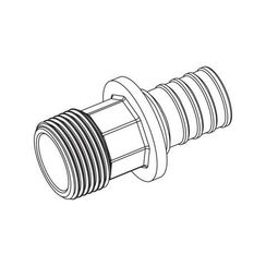 Переходник НР 20-1/2 латунь Rehau Rautitan