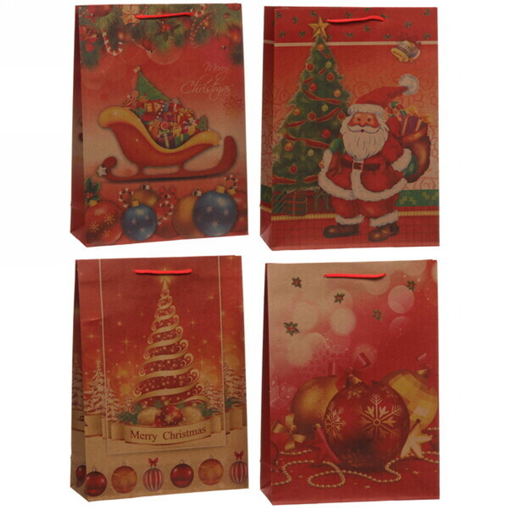 Пакет подарочный 23*32*8,5 см «Весёлый праздник»,микс