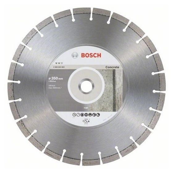 Алмазный диск Bosch Expert for Concrete 350х25,4 мм 2608603803