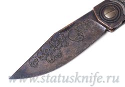 Нож Makosha One-Off Skull (Макоша, Veksha 2.0, M390, титан)фотография - 3