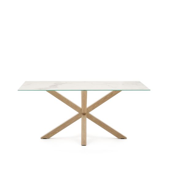 Стол Arya 160x90 керамика на стальных ножках под дерево