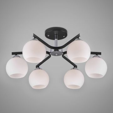 Люстра потолочная 30145/6 хром/венге Blasco Eurosvet