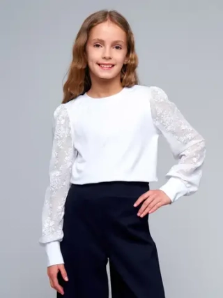 Блузка для девочки школьная нарядная