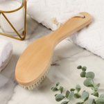 Банная щётка из натуральной щетины с ручкой (Цвет: не задано)