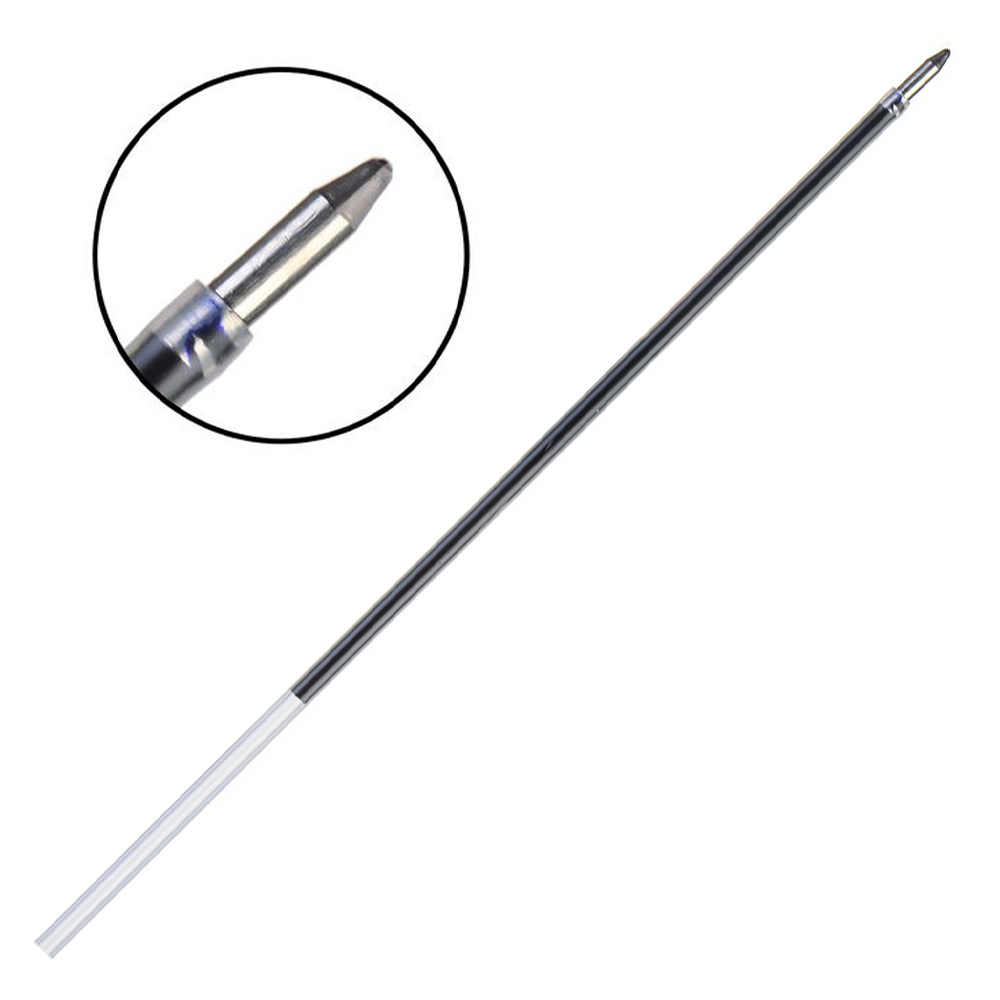 Стержни для ручки шариковые синие 140 мм, 144 шт, MC-Basir, Набор шариковых стержней с наконечником 0,7 мм