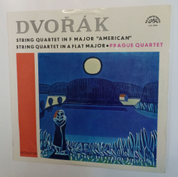 Винтажная виниловая пластинка LP Dvorak Антонин Дворжак Prague Quartet String Quartet In F Major American String Quartet In A Flat Major (Чехословакия 1968)