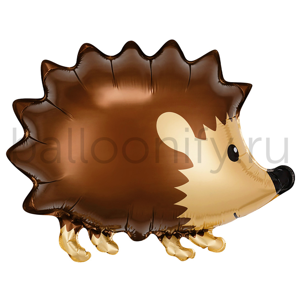 Шар (22''/56 см) Фигура, Лесной Ежик, 1 шт.