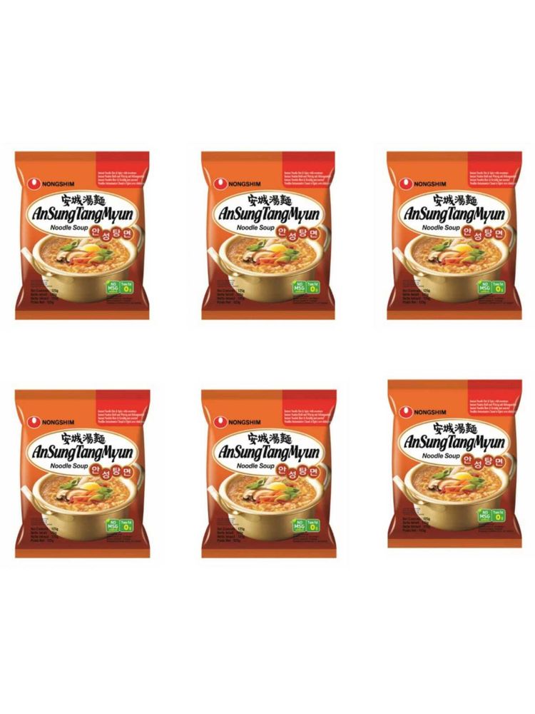 Лапша Nongshim AnSungTagMyun 125 г 6 шт