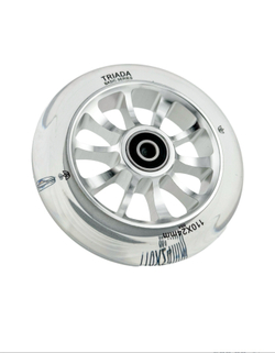 Колеса TRIADA BAISIC 10-SPOKE Прозрачный\Хром